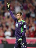 Fussball 1. Bundesliga Saison 14/15: Torwart Max Gruen (VfL Wolfsburg)