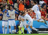 FUSSBALL EURO 2008: Griechenland - Spanien