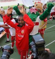 Fussball 1. Bundesliga JUBEL VfB Cacau