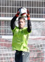 Fussball Training Deutsche Nationalmannschaft: Torwart Kevin Trapp (Deutschland)