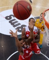 Basketball 1. Bundesliga 13/14:  Walter Tigers Tuebingen - FC Bayern Muenchen