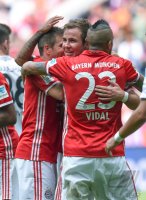 Fussball 1. Bundesliga Saison 15/16: FC Bayern Muenchen - Hannover 96