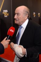 Fussball International  FIFA Ballon d Or 2013: FIFA Praesident Joseph S. Blatter (Schweiz)