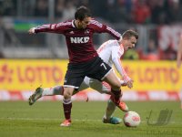 Fussball 1. Bundesliga, Saison 2012/2013: 1. FC Nuernberg - FC Bayern Muenchen