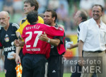 FUSSBALL 1. Bundesliga  Bayer Leverkusen - SC Freiburg JUBEL Bayer