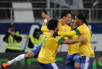Fussball International  Testspiel:  JUBEL Brasilien
