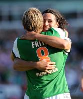 FUSSBALL, 1. BUNDESLIGA, Bremen - Moenchengladbach