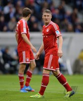 Fussball  1. Bundesliga  13/14: Bastian Schweinsteiger (FC Bayern Muenchen)