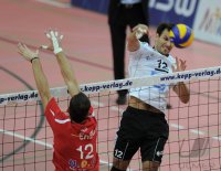 Volleyball  1. Bundesliga  10/11:  ENBW TV Rottenburg - VfB Friedrichshafen