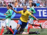Fussball Frauen FIFA U 20  WM  2008   Mexiko - Brasilien