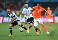 FUSSBALL WM 2014, HALBFINALE: Niederlande - Argentinien