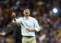 FUSSBALL International 2014/2015: Trainer Luis Enrique (Barca)
