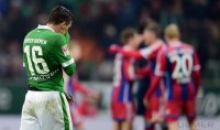 Fussball, 1. Bundesliga  Saison 2014/2015: SV Werder Bremen - FC Bayern Muenchen