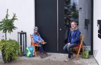 Schule: Grundschullehrerin Judith Staehle der Grundschule Hirrlingen (Kreis Tuebingen) bei Schuelerbesuchen