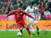 Fussball 1. Bundesliga, Saison 2011/2012:  FC Bayern Muenchen - FC Augsburg