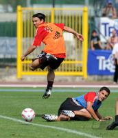Fussball 1. Bundesliga: Danijel Pranjic ueber Nazif Hajdarovic (FCB)