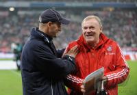 Fussball 1. Bundesliga  09/10  Co Trainer  Zeidler (Hoffenheim) und Gerland (FC Bayern)