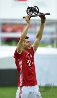 Fussball 1. Bundesliga Saison 15/16: Jubel FC Bayern Muenchen
