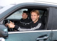 Fussball/ GES/  DFB Team im Mercedes-Benz Werk Bremen, 27.02.2012