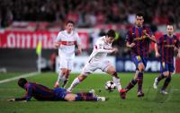 FUSSBALL  International CHL 09/10 : VfB Stuttgart -  FC Barcelona