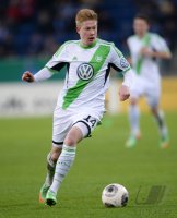 Fussball DFB Pokal Viertelfinale 13/14: Kevin De Bruyne (VfL Wolfsburg)