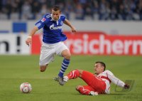 Fussball 1. Bundesliga  Saison 2010/2011: FC Schalke 04  - VfB Stuttgart