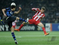 Fussball CHL  Saison 2010/2011:  Inter Mailand - FC Bayern Muenchen