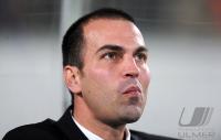 Fussball DFB Pokal : Enttaeuschung  Trainer Markus Babbel (VfB Stuttgart)