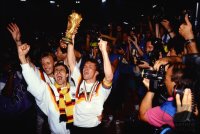 Fussball WM 1990 FINALE: JUBEL Deutschland