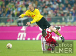 FUSSBALL  1.  Bundesliga Spielszene Bayern-Dortmund