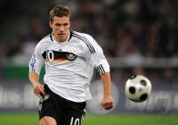 Fussball WM-Qualifikation: Deutschland, PODOLSKI Einzelaktion