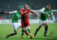 FUSSBALL, 1. BUNDESLIGA, 19. Spieltag: Bremen - Bayern