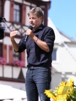Politik, Wahlkampf Buendnis 90/Die Gruenen: Gruenen Bundesvorsitzender Robert Habeck