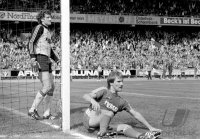 Fussball 1. Bundesliga Saison 1982/1983: SV Werder Bremen - FC Bayern Muenchen
