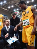 Basketball 1. Bundesliga 15/16 Hauptrunde: Walter Tigers Tuebingen -  Giessen 46ers