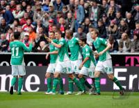 FUSSBALL 1. BUNDESLIGA: FC Bayern Muenchen  - Werder Bremen