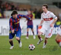 FUSSBALL  International CHL 09/10 : VfB Stuttgart -  FC Barcelona