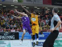 Basketball 1. Bundesliga 14/15 Hauptrunde:  Walter Tigers Tuebingen - BG Goettingen