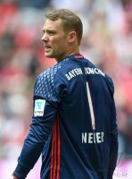 Fussball 1. Bundesliga Saison 15/16: FC Bayern Muenchen - Hannover 96