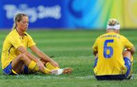 FUSSBALL  Olympia 2008   Viertelfinale  Frauen   Schweden - Deutschland