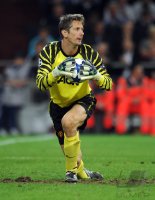 Fussball CHL  Saison 2010/2011:  Edwin van der Sar (Manchester United FC)
