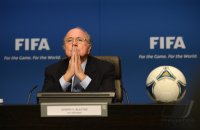 Fussball  International: FIFA Praesident Joseph S. Blatter (Schweiz)
