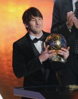 Fussball FIFA Ballon d Or 2010  Lionel Messi (ARG)