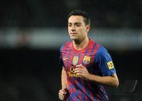 FUSSBALL International  COPA DEL REY  11/12: Xavi Hernandez (Barca)