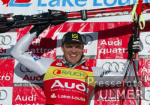 SKI   Weltcup  Super G  Mnner JUBEL; Sieger Hermann Maier (AUT)