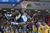 Basketball 1. Bundesliga 14/15 Hauptrunde:  Walter Tigers Tuebingen - Phoenix Hagen