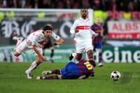 FUSSBALL  International CHL 09/10 : VfB Stuttgart -  FC Barcelona
