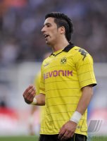 Fussball 1. Bundesliga  2010/2011:  Enttaeuschung Lucas Barrios (Borussia Dortmund)