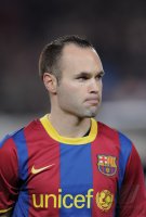 Fussball CHL  Saison 2010/2011:   Andres Iniesta (Barca)
