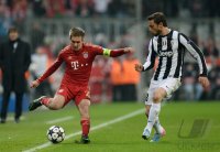 FUSSBALL INTERNATIONAL CHL VIERTELFINALE 12/13: FC Bayern Muenchen - Juventus Turin